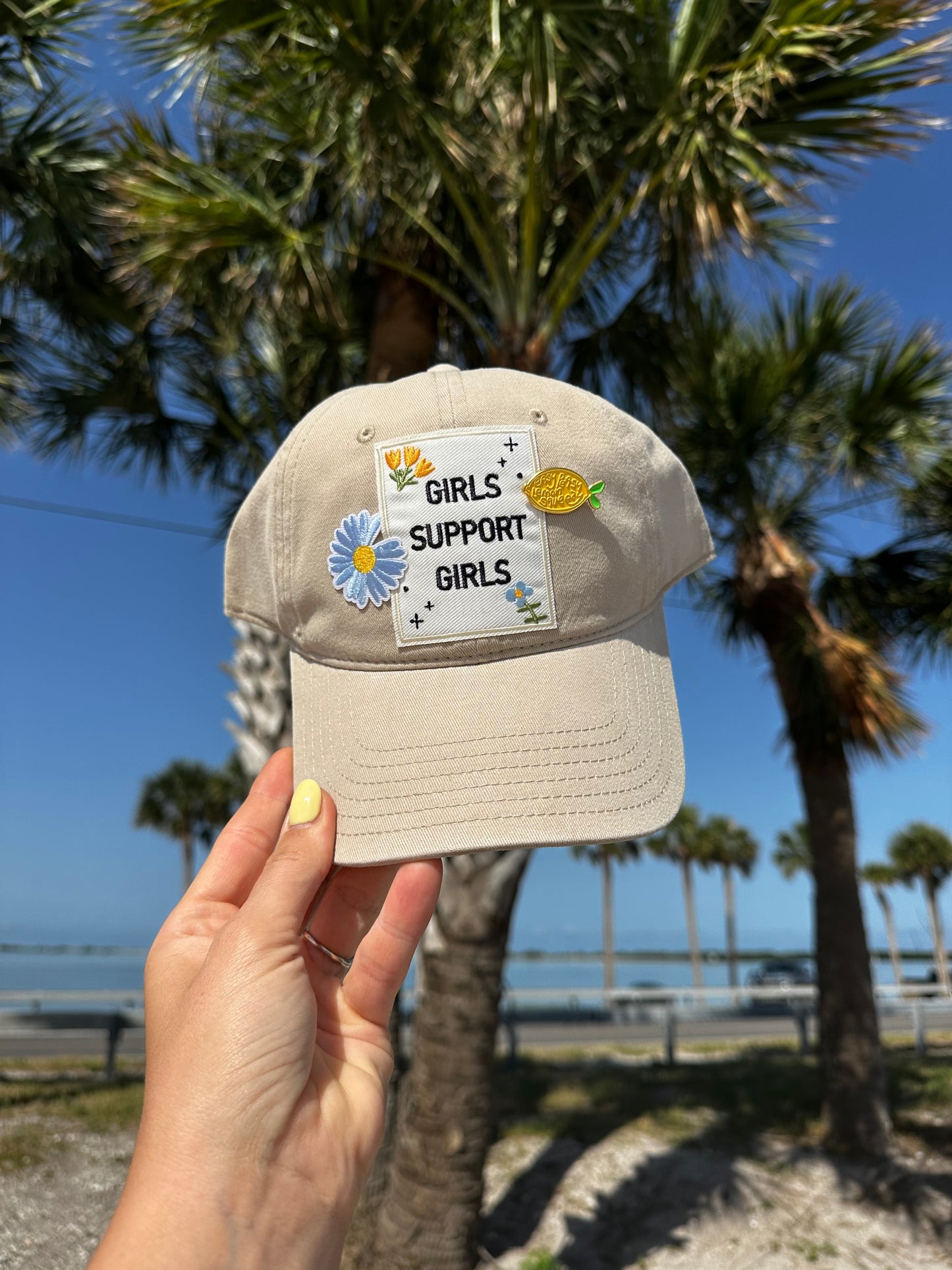 Light tan dad hat
