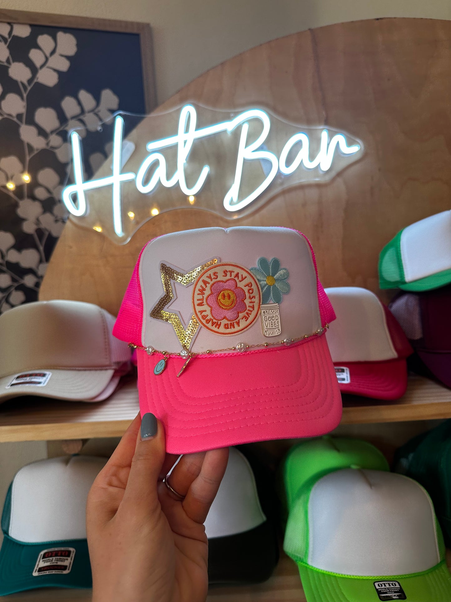 Trucker Hat & Patch Bar Pop-Up