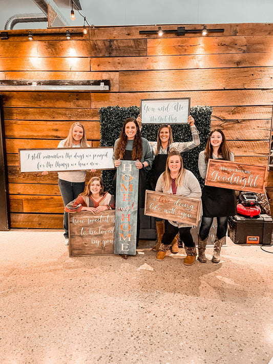 Attending a private DIY workshop