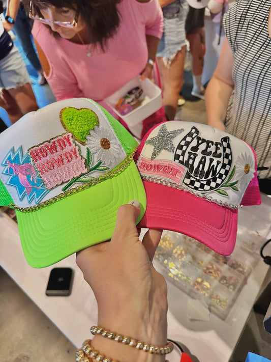 Trucker hat & Patch Bar
